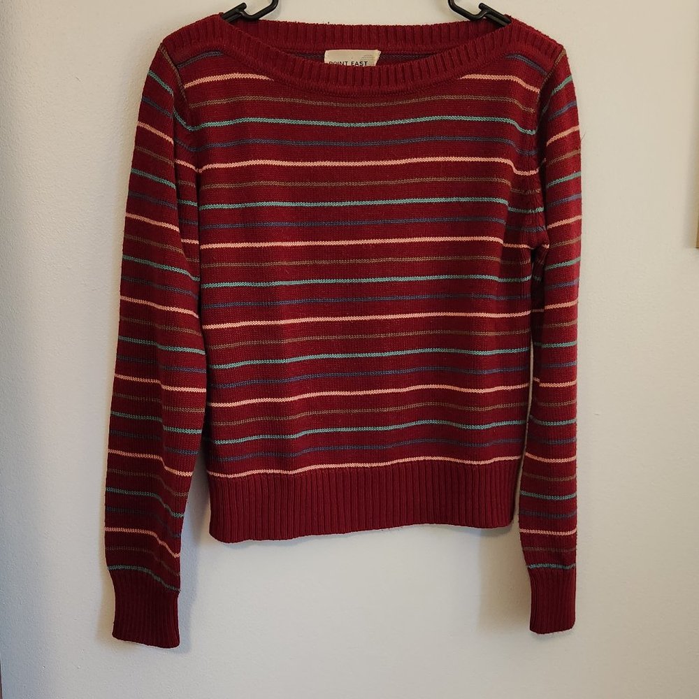 Vintage red striped sweater